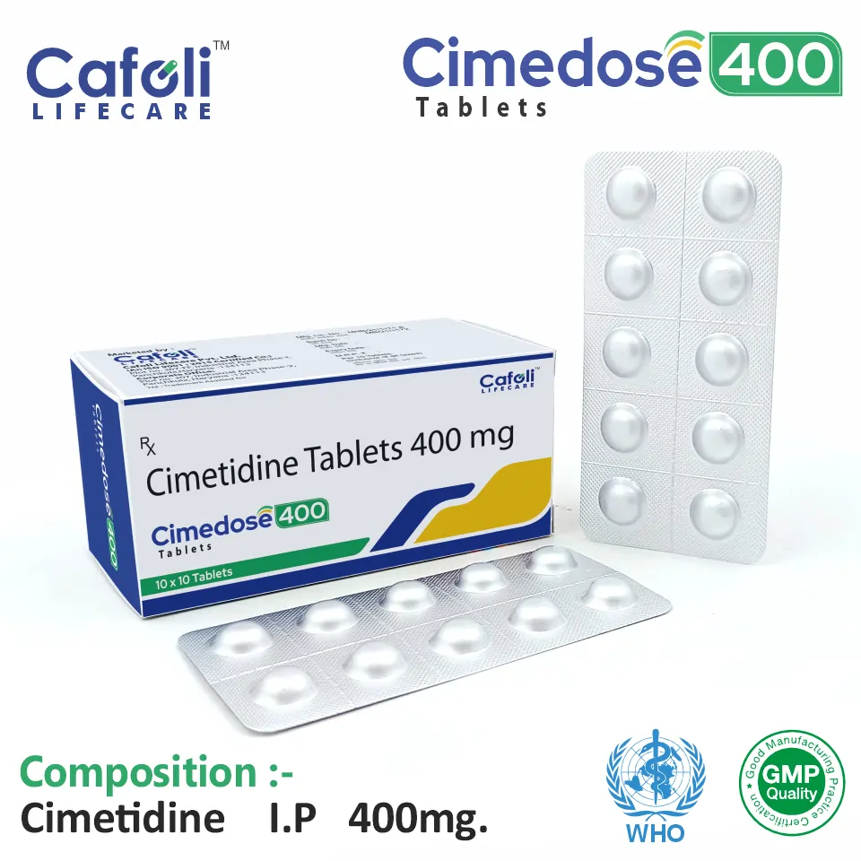 Cimetidine 400mg Tablet Packaging